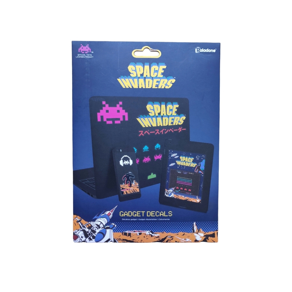 Space Invaders Gadget Decals Set 60 pcs NWOT